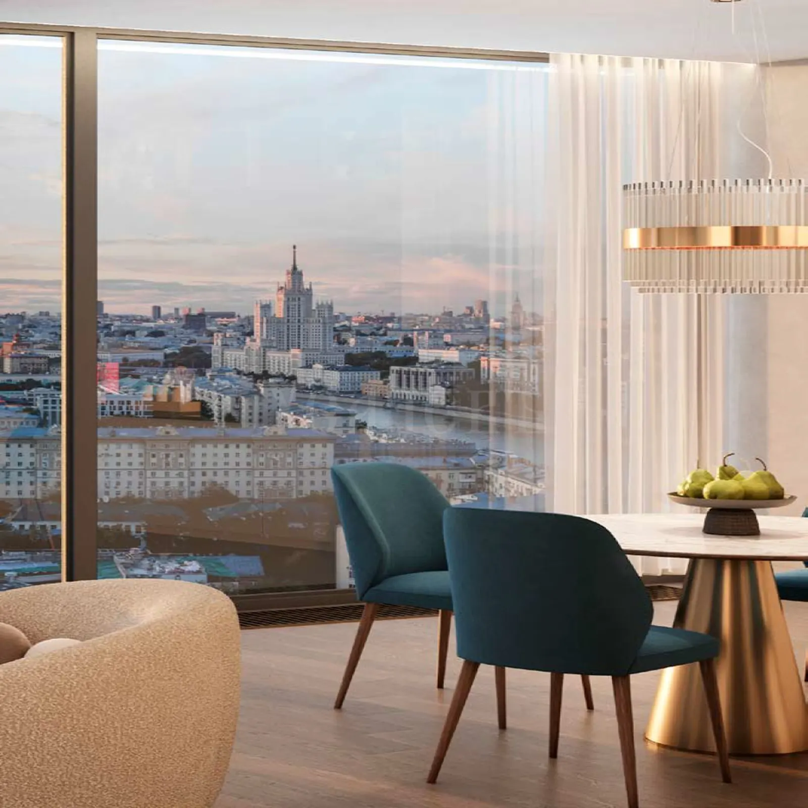 3-комнатная квартира 72,3 м² в ЖК «HIGH LIFE»