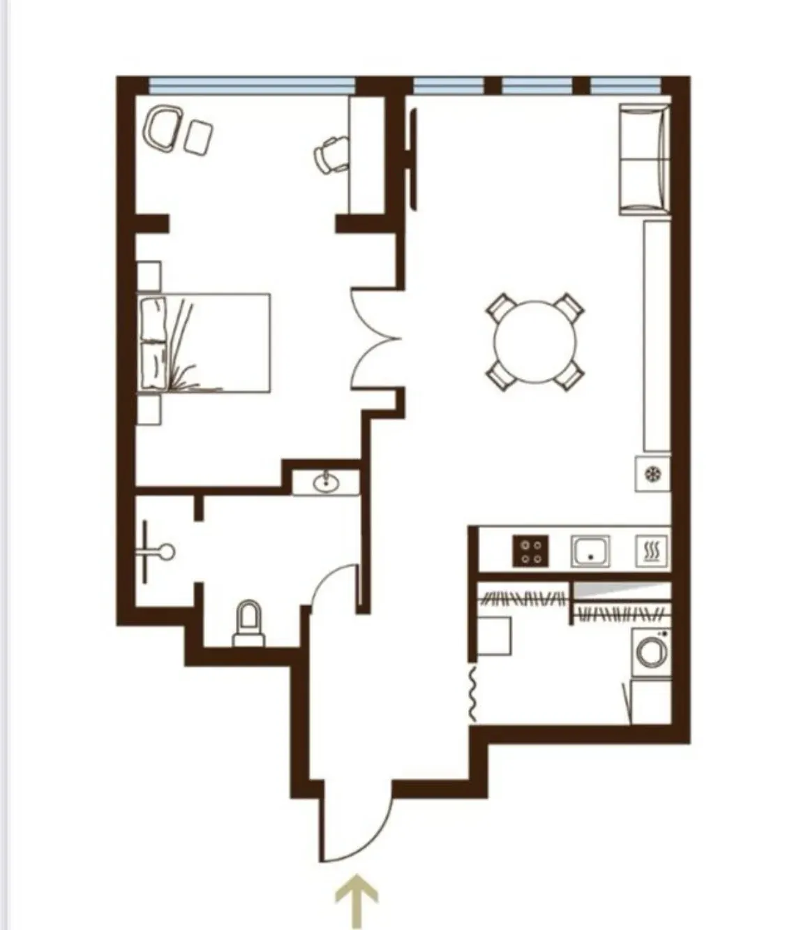 2-комнатная квартира 58,7 м² в ЖК «Садовые кварталы»