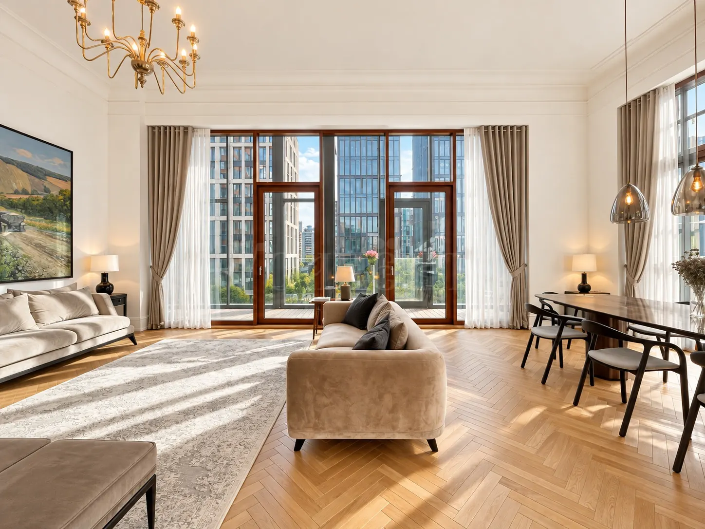 5-комнатная квартира 338 м² в ЖК «Садовые кварталы»