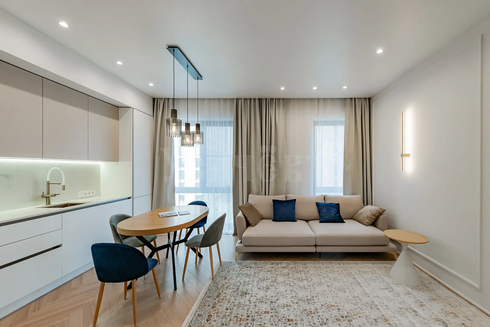3-комнатная квартира 64,3 м² в ЖК «Левел Павелецкая Сити»