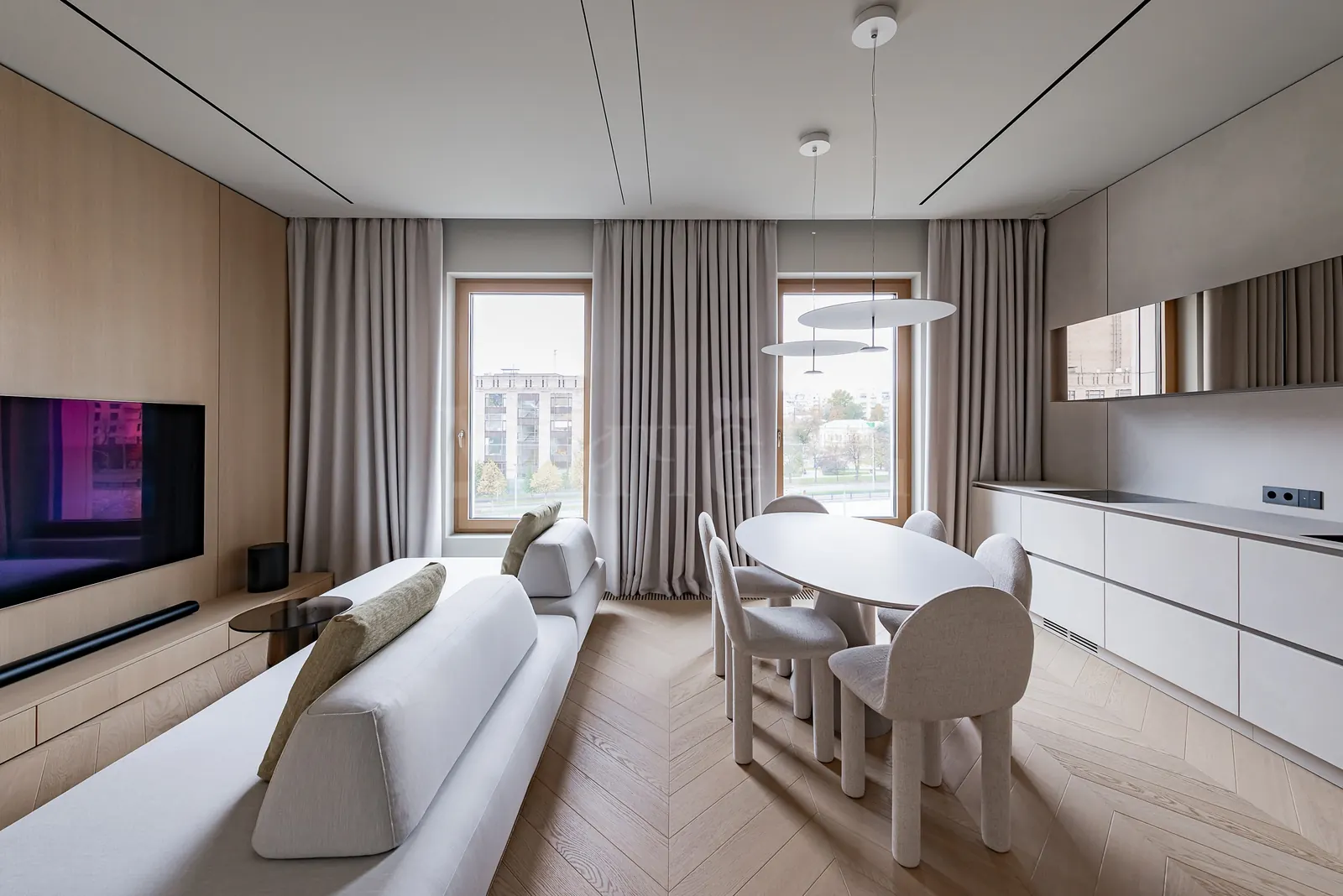 3-комнатная квартира 105,2 м² в ЖК «Титул на Серебрянической»