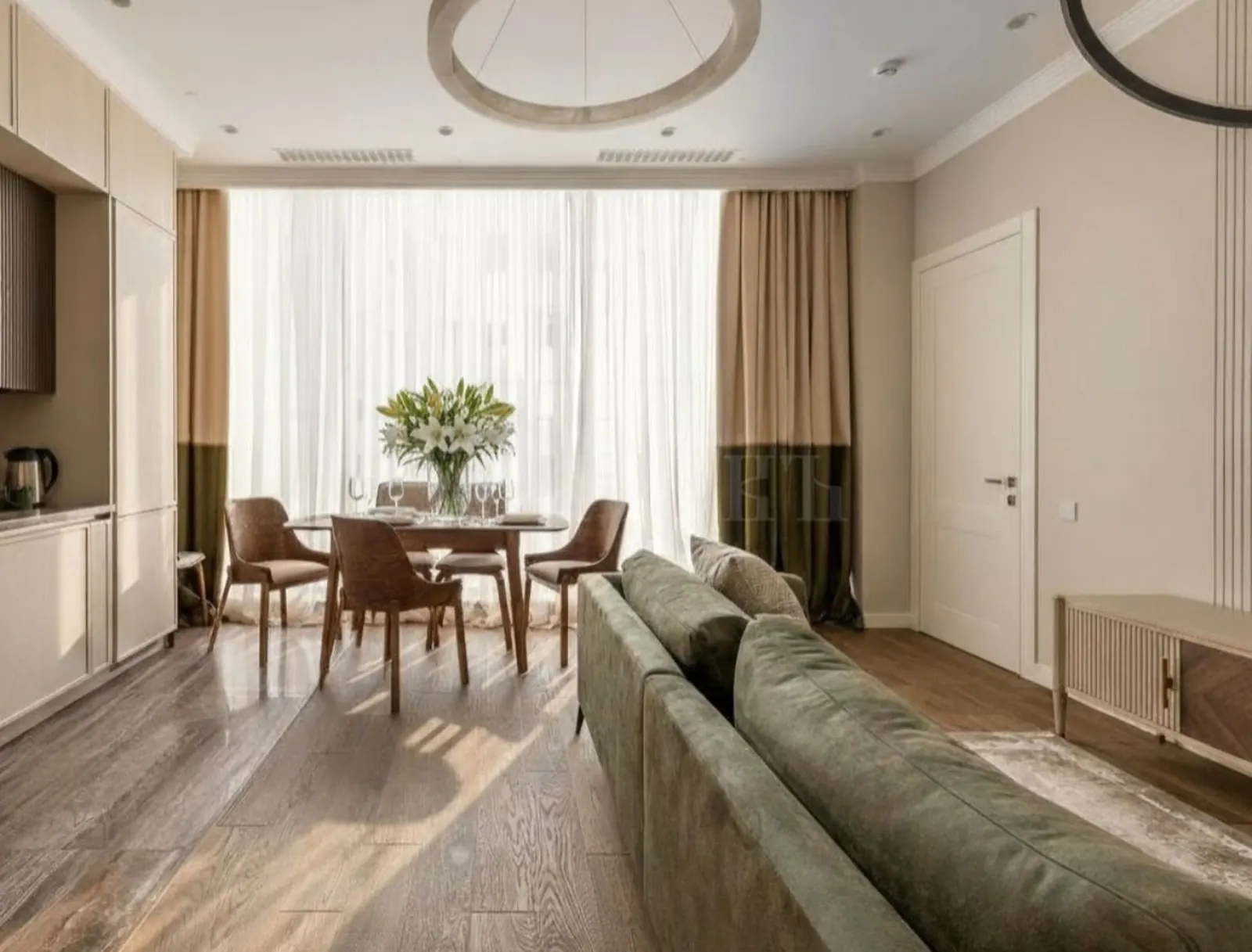3-комнатная квартира 87,1 м² в ЖК «Резиденция Тверская»