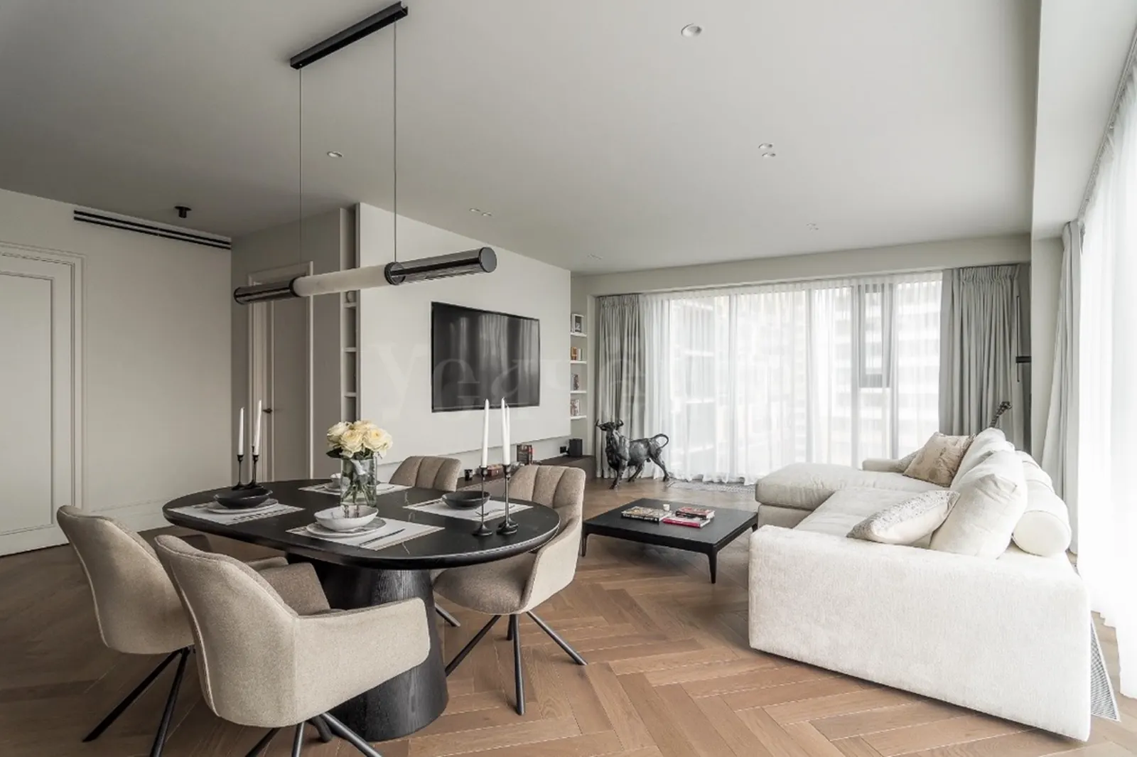 4-комнатная квартира 138,3 м² в ЖК «Sky House»