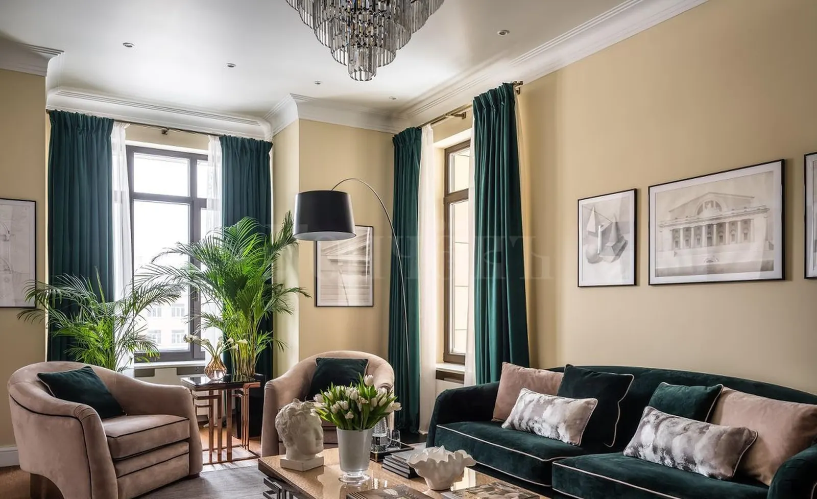 4-комнатная квартира 121,5 м² в ЖК «Barkli Residence»