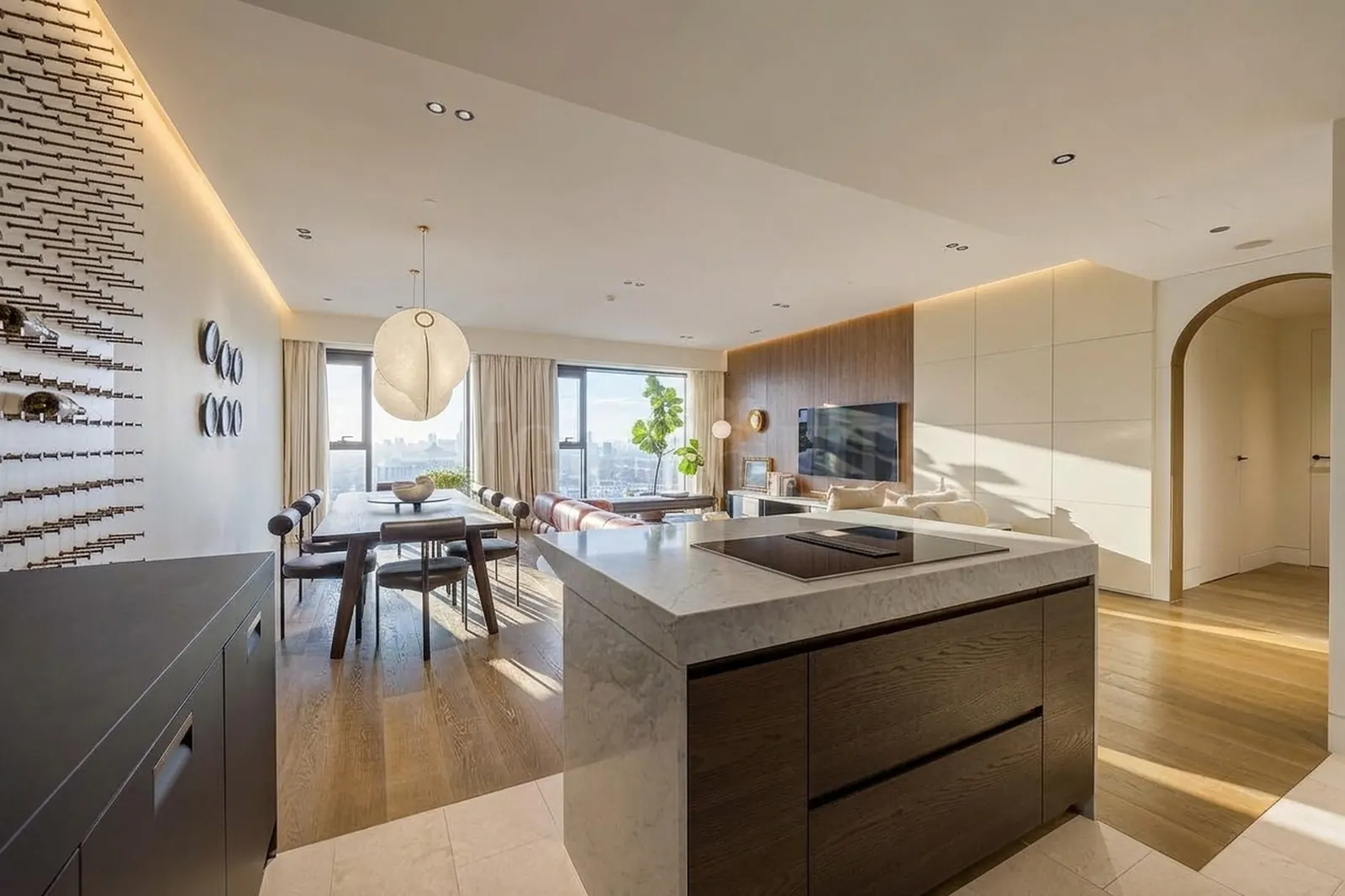 3-комнатная квартира 128,2 м² в ЖК «Поклонная 9»