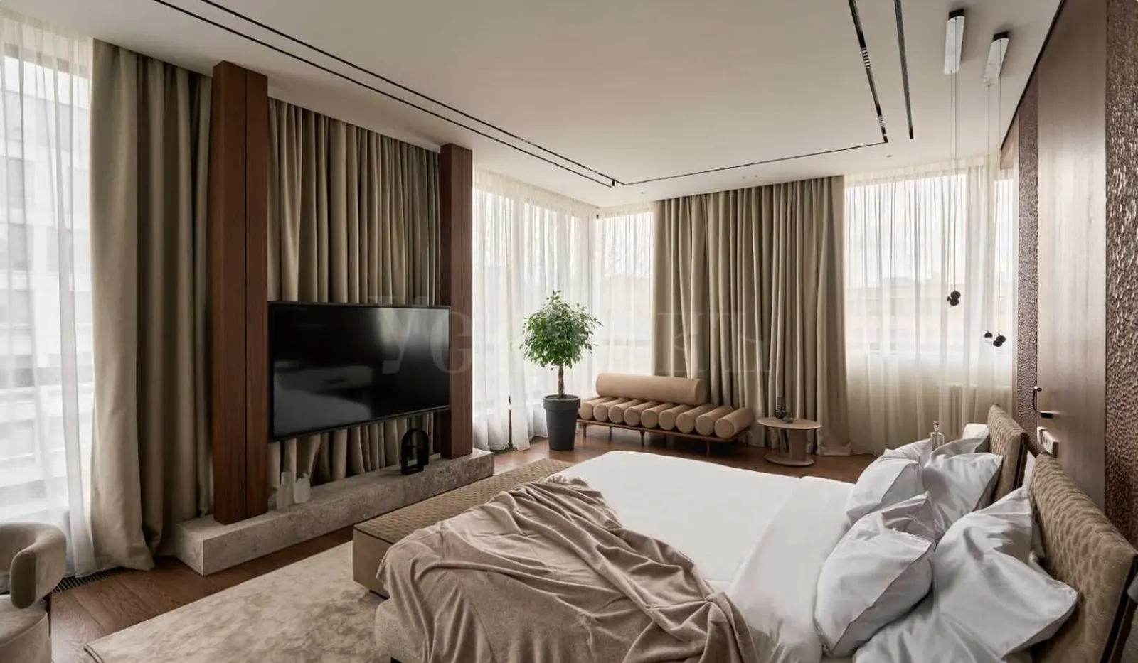 4-комнатная квартира 199,5 м² в ЖК «Фьюжн парк»