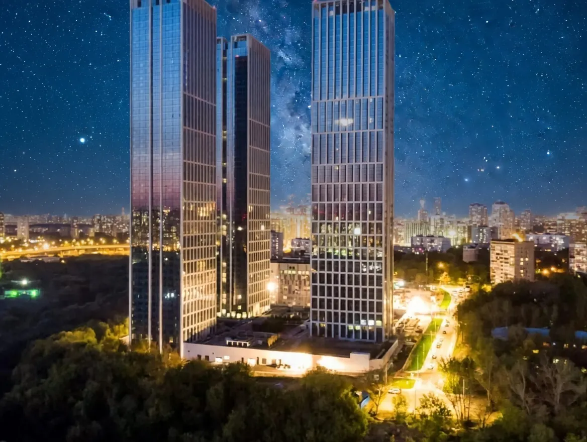 4-комнатная квартира 109 м² в ЖК «Небо — Небоскребы на Мичуринском, 56»
