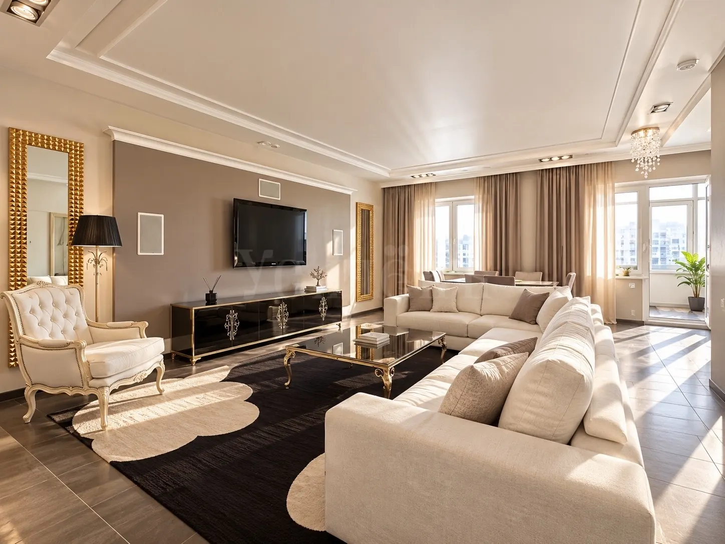 2-комнатная квартира 97,1 м² в ЖК «Миракс Парк»