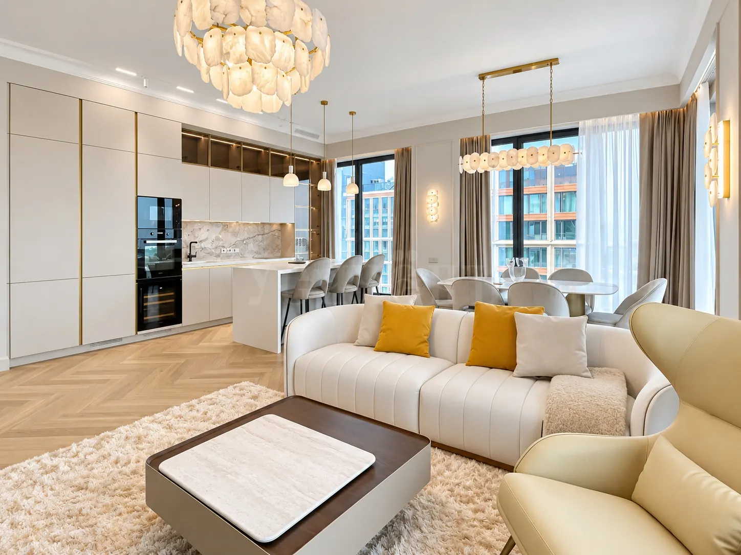 3-комнатная квартира 134,4 м² в ЖК «Прайм Парк»