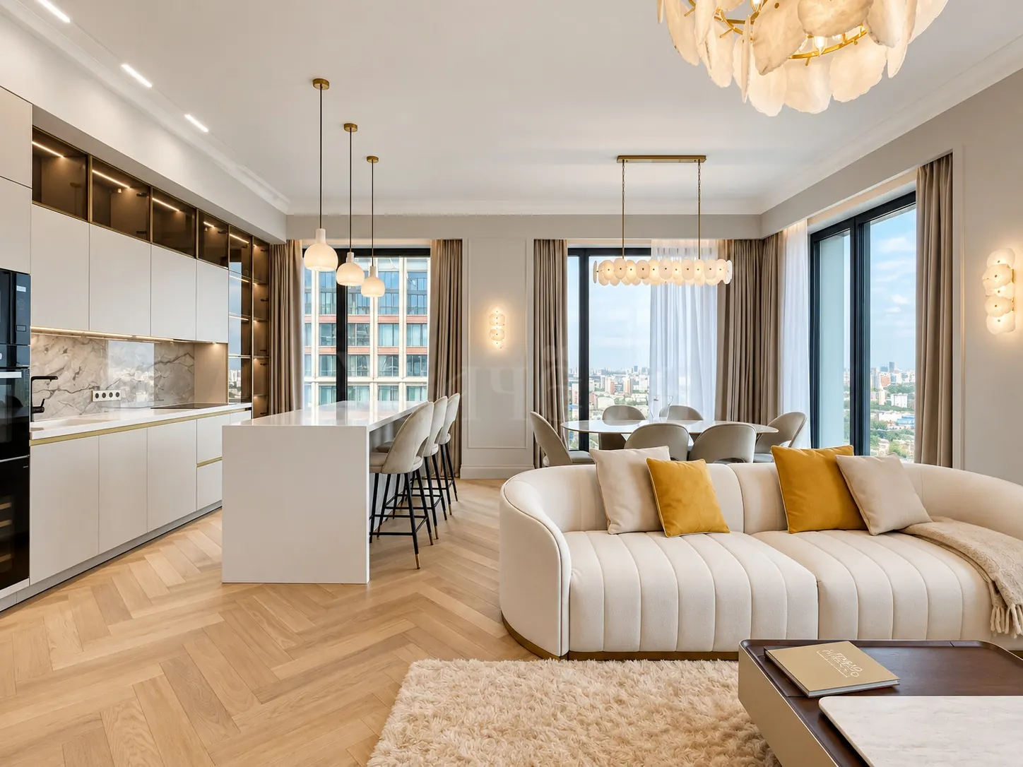 3-комнатная квартира 134,4 м² в ЖК «Прайм Парк»