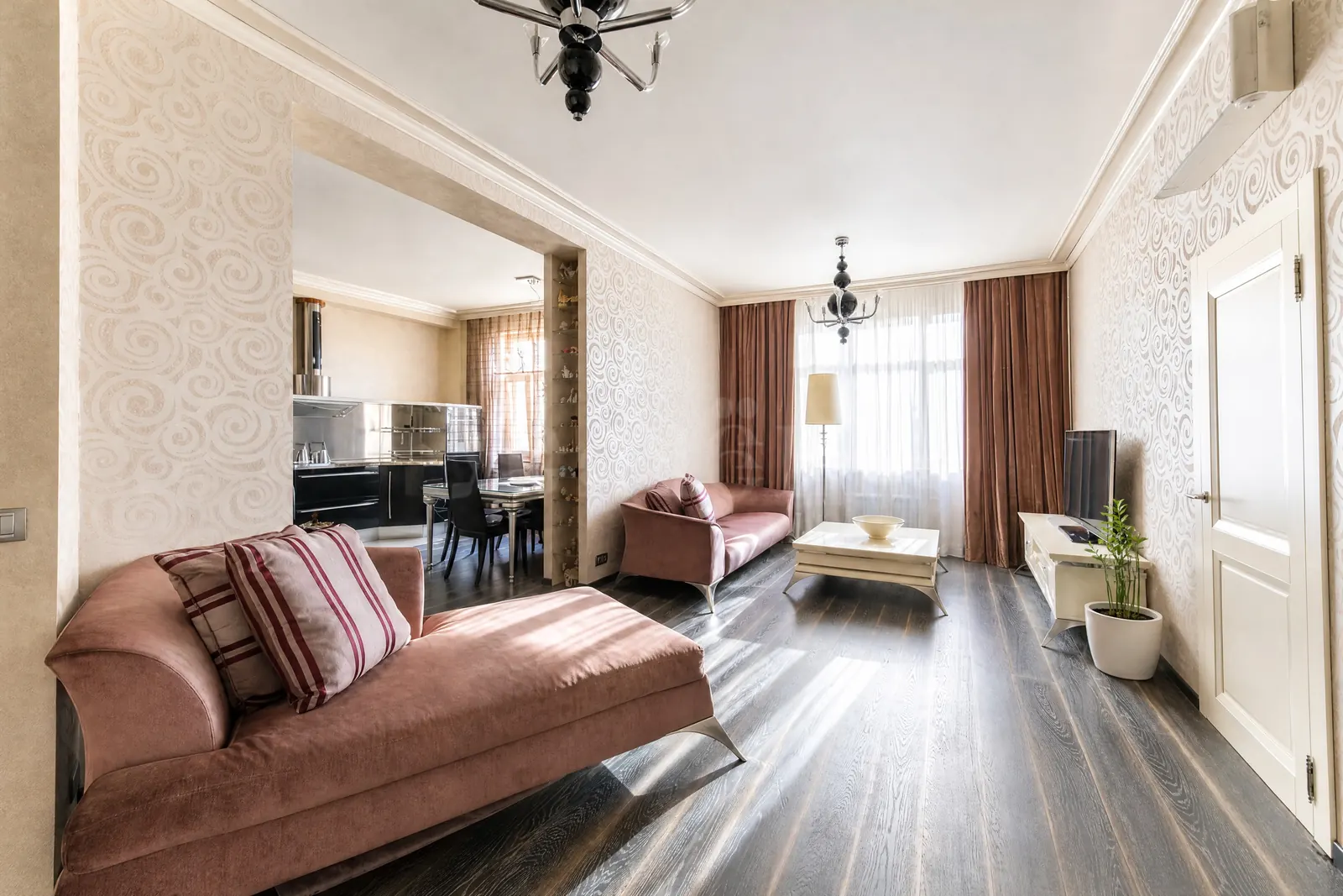 3-комнатная квартира 114,1 м² в ЖК «Dominion»