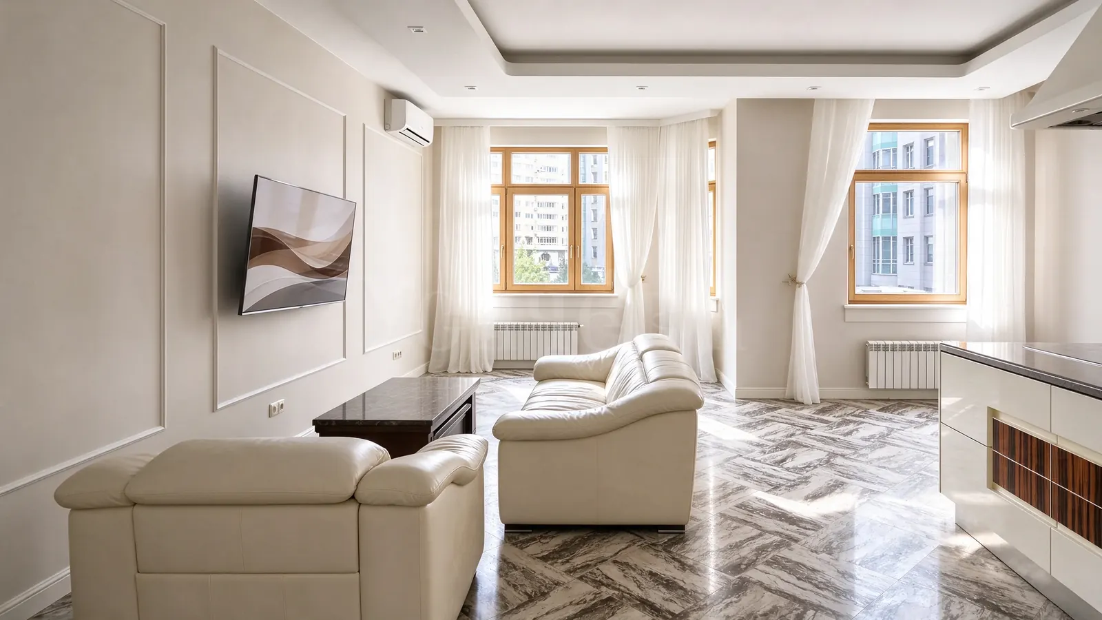 3-комнатная квартира 120 м² в ЖК «Dominion»