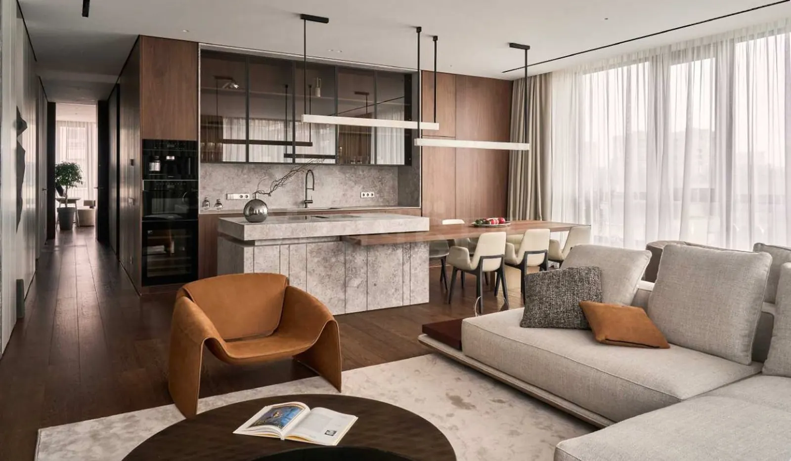 4-комнатная квартира 199,5 м² в ЖК «Фьюжн парк»