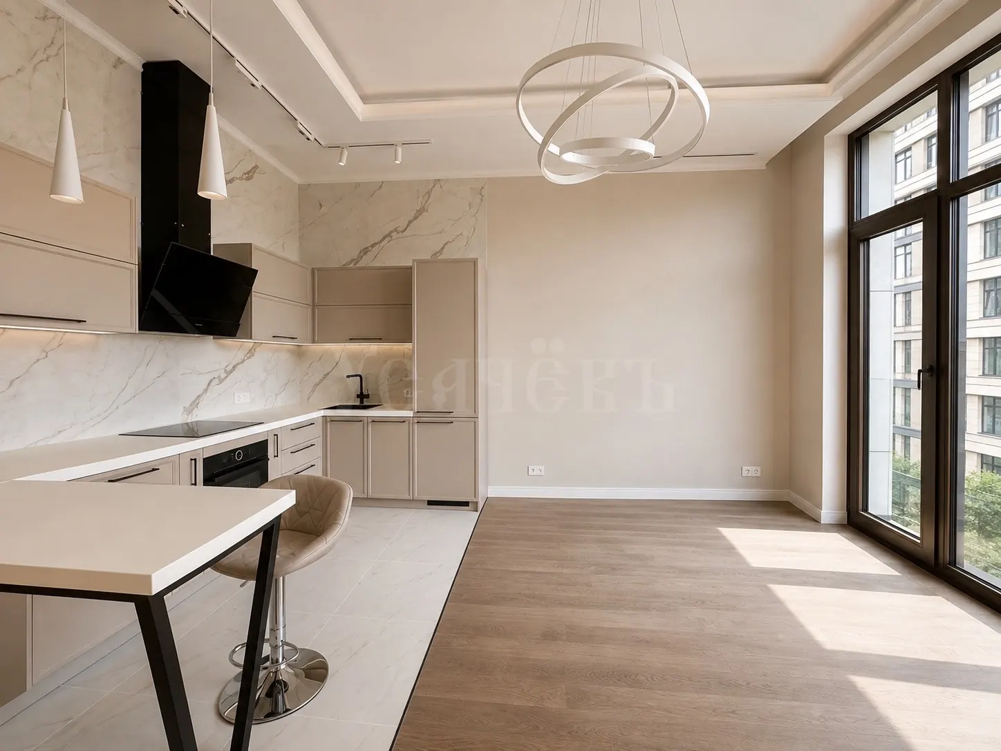 1-комнатная квартира 54,9 м² в ЖК «Река»