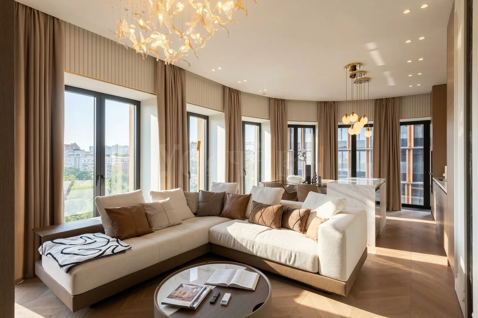 3-комнатная квартира 86,7 м² в ЖК «SkyView»