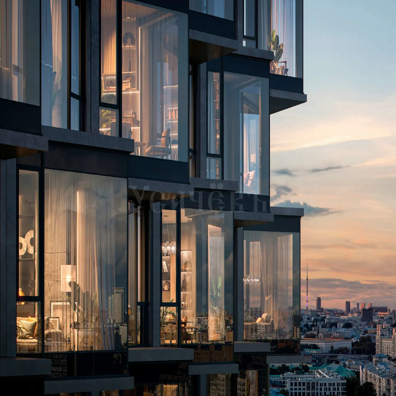 3-комнатная квартира 72,3 м² в ЖК «HIGH LIFE»