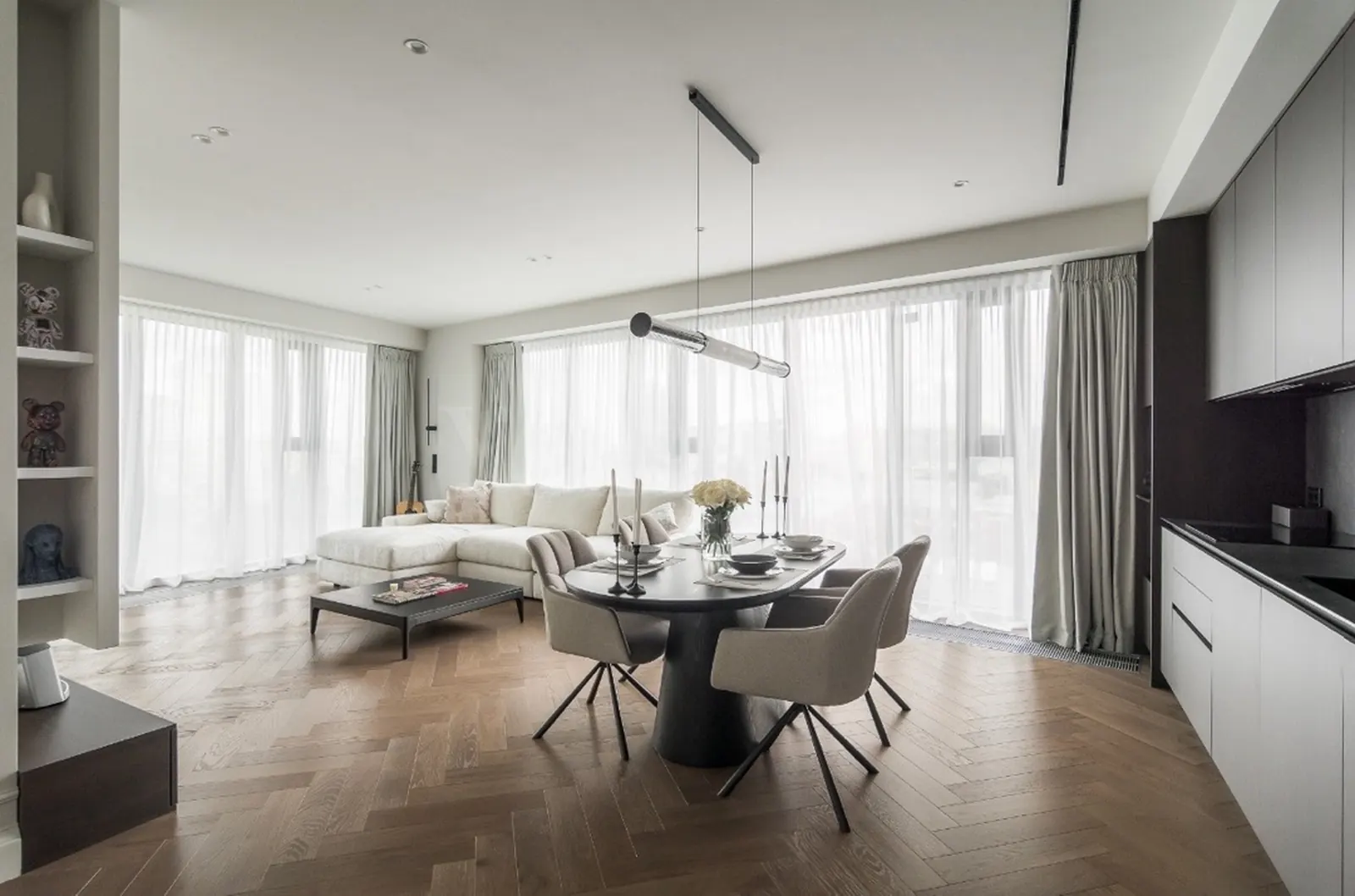 4-комнатная квартира 138,3 м² в ЖК «Sky House»