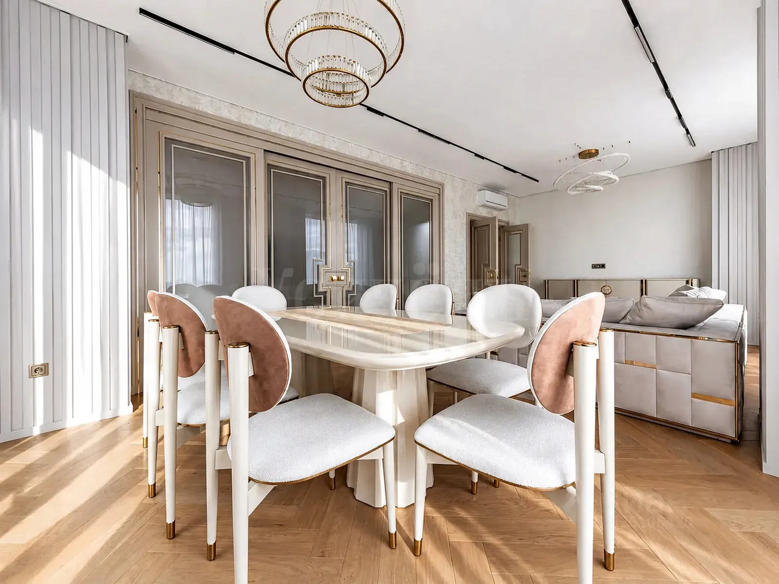 4-комнатная квартира 136,1 м² в ЖК «Небо — Небоскребы на Мичуринском, 56»