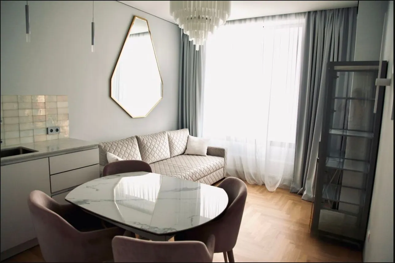 1-комнатная квартира 48,4 м² в ЖК «Небо — Небоскребы на Мичуринском, 56»