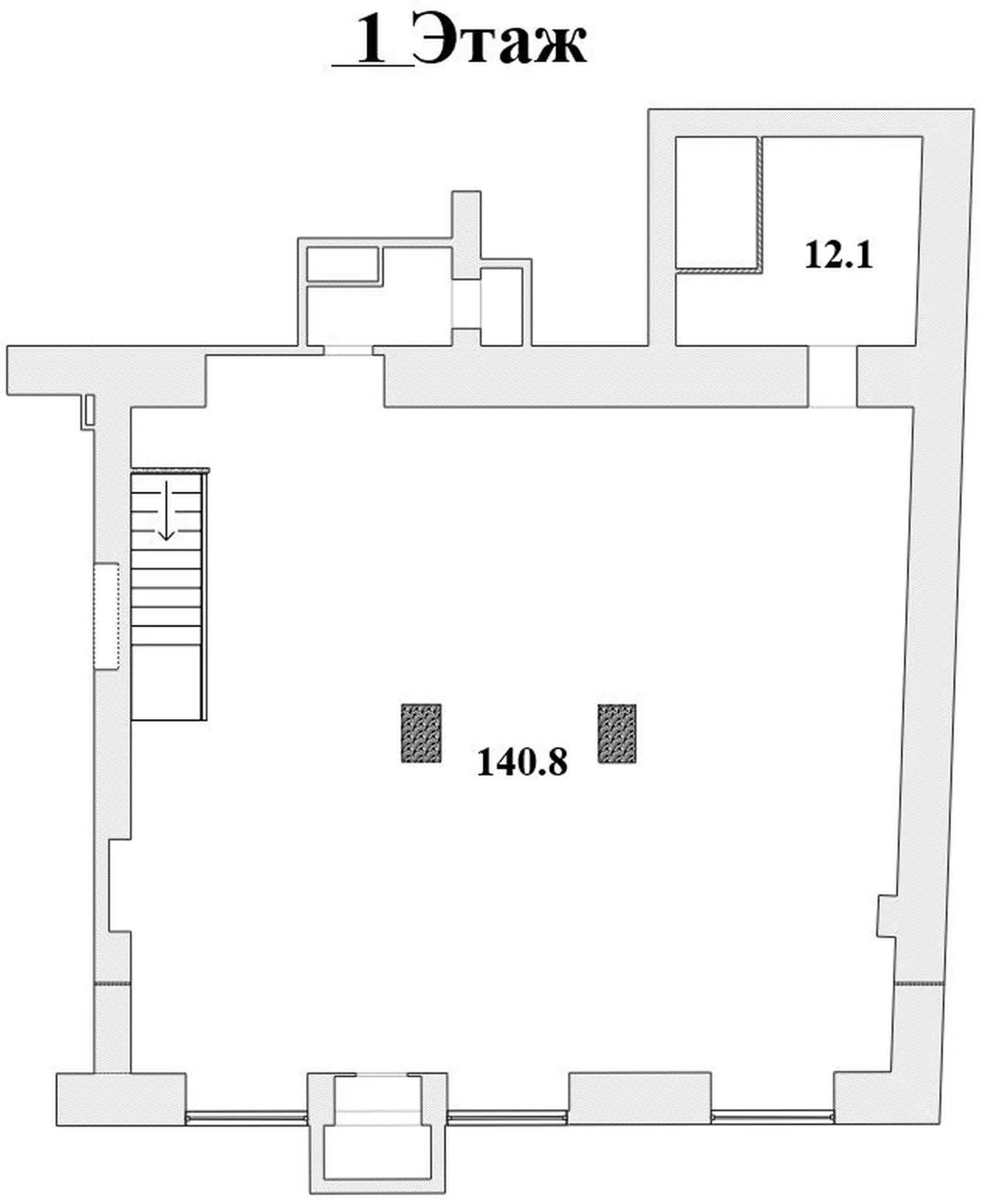 Коммерческое помещение 315,1 м² в районе Москва