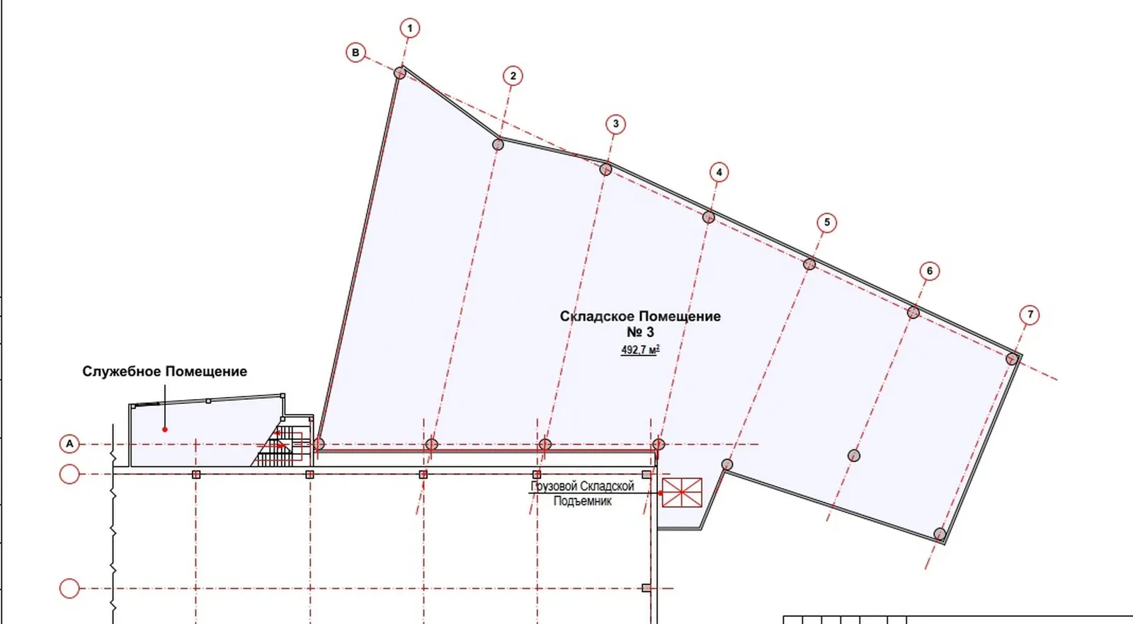 Коммерческое помещение 1 500 м² в районе Москва