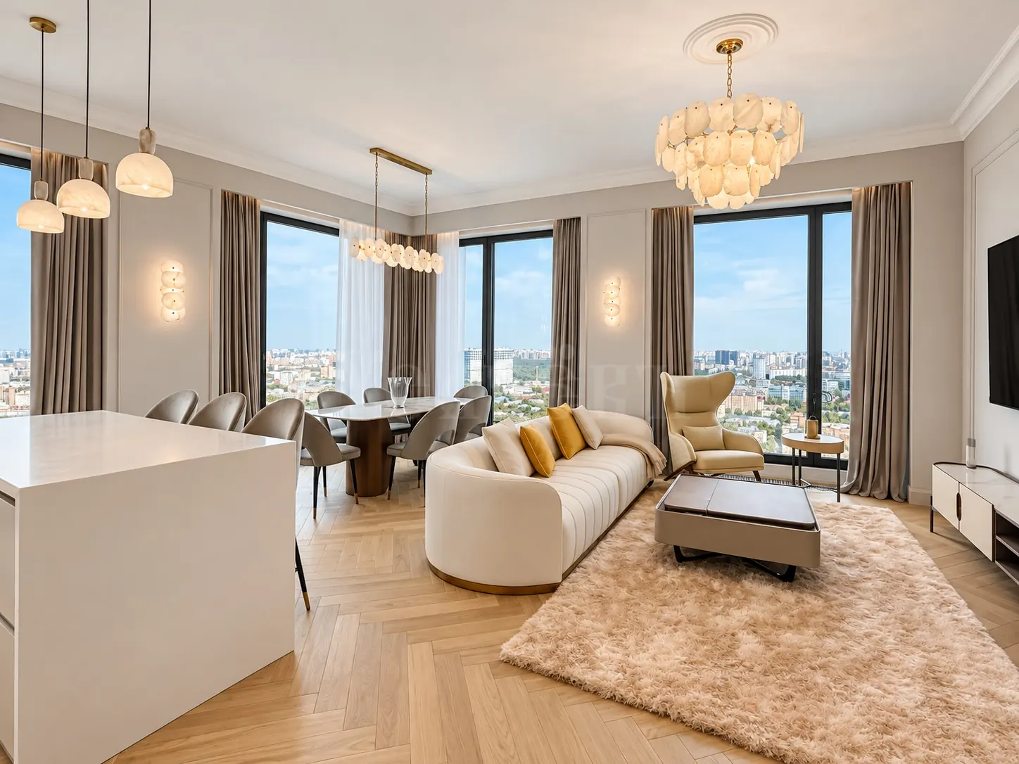 3-комнатная квартира 134,4 м² в ЖК «Прайм Парк»
