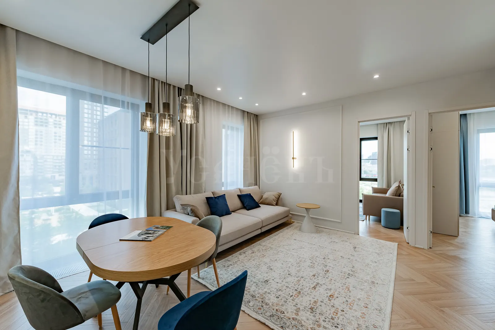 3-комнатная квартира 64,3 м² в ЖК «Левел Павелецкая Сити»