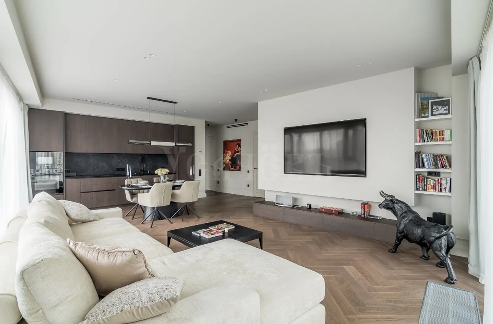 4-комнатная квартира 138,3 м² в ЖК «Sky House»