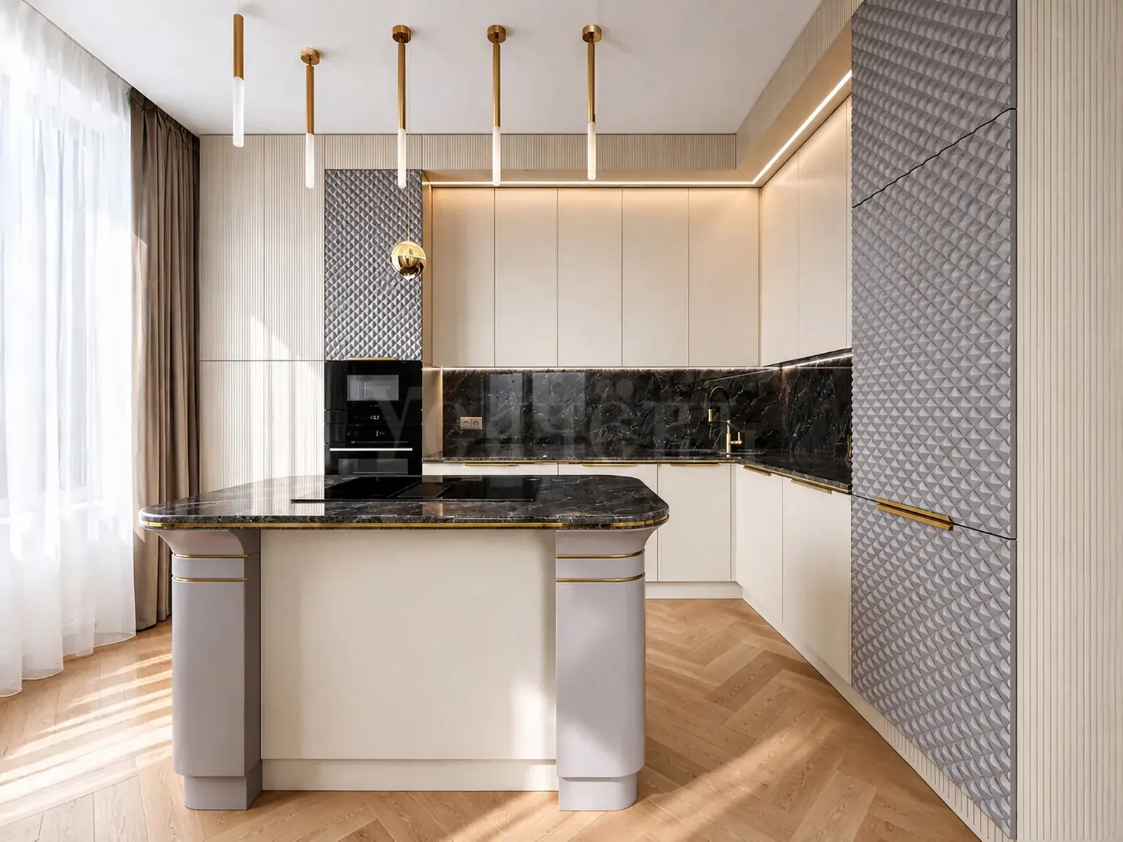 4-комнатная квартира 136,1 м² в ЖК «Небо — Небоскребы на Мичуринском, 56»