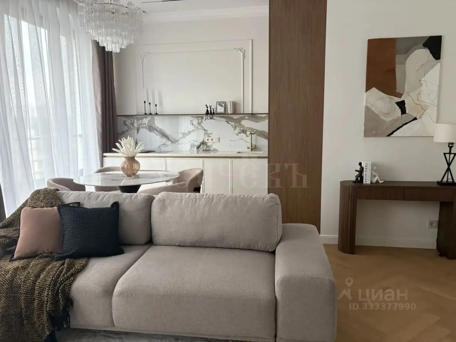 3-комнатная квартира 79 м² в ЖК «AFI Park «Воронцовский (АФИ Парк «Воронцовский)»