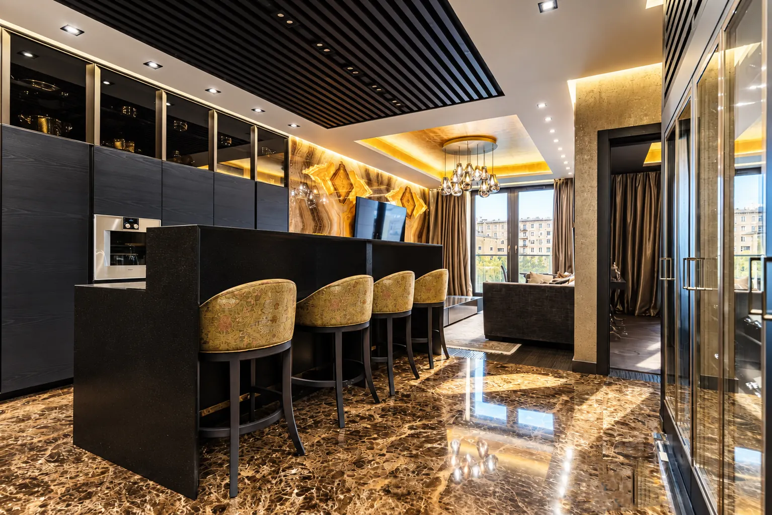 1-комнатная квартира 92,6 м² в ЖК «Smolensky De Luxe»