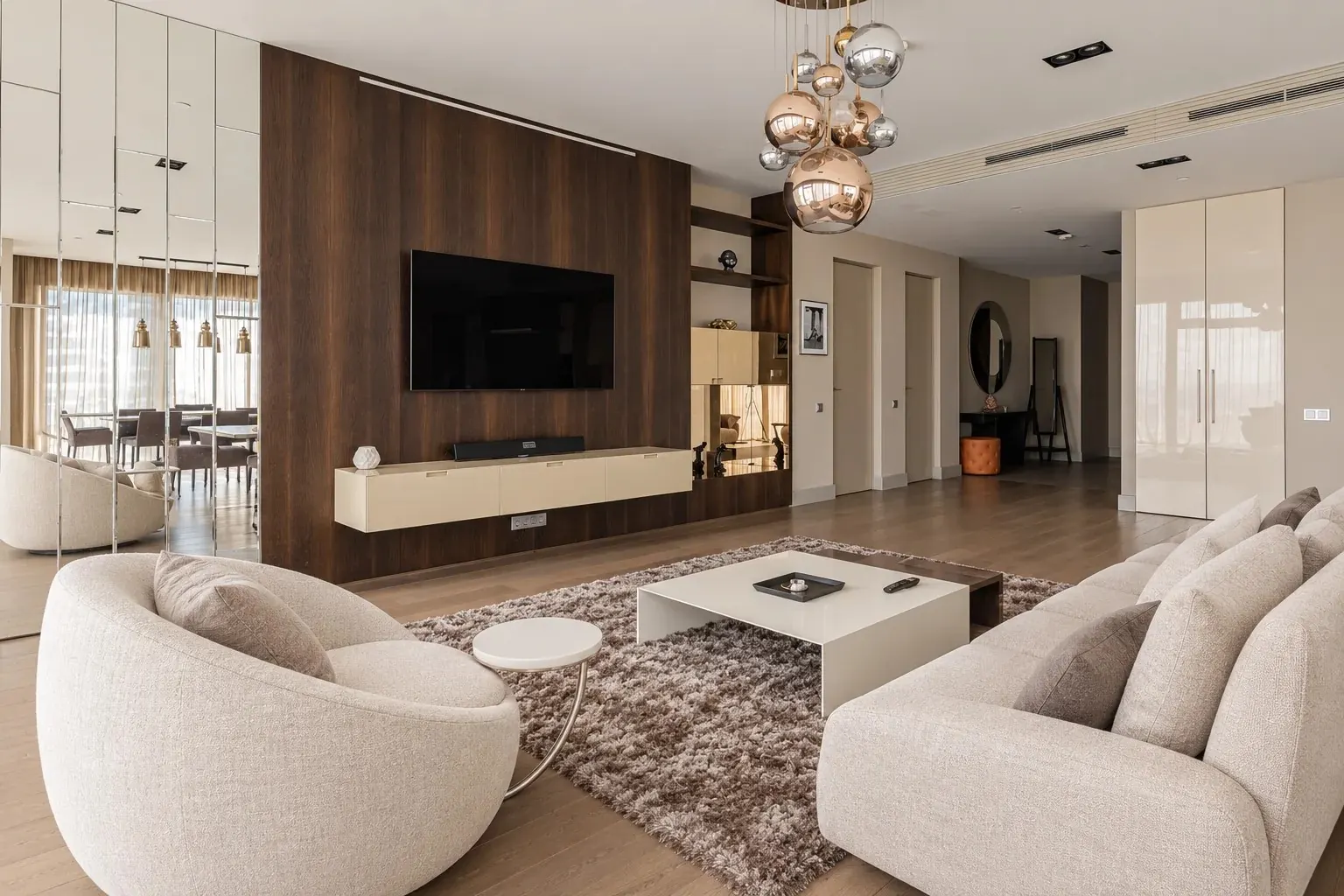 3-комнатная квартира 190 м² в ЖК «Город Столиц»