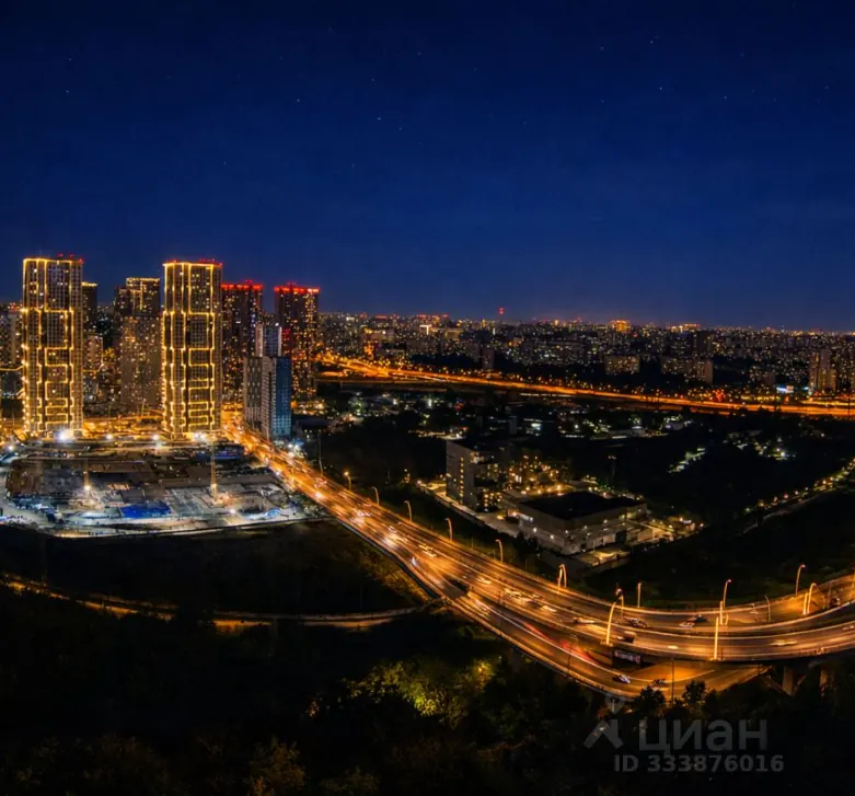 2-комнатная квартира 71,3 м² в ЖК «Небо — Небоскребы на Мичуринском, 56»