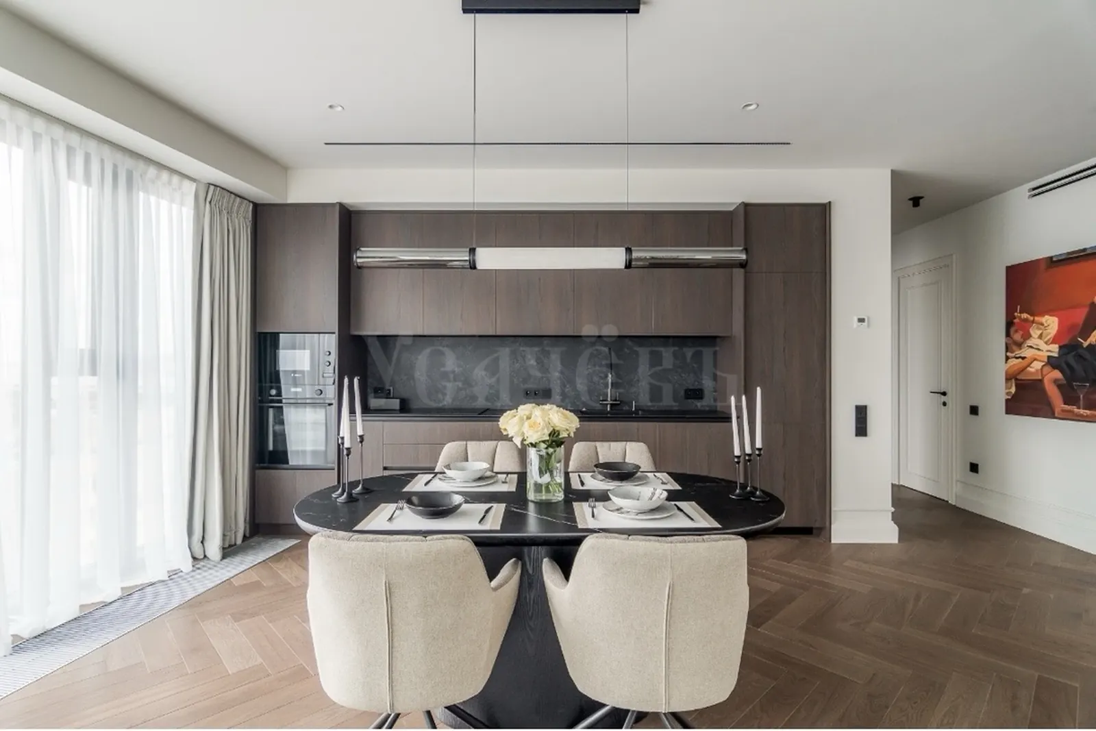 4-комнатная квартира 138,3 м² в ЖК «Sky House»