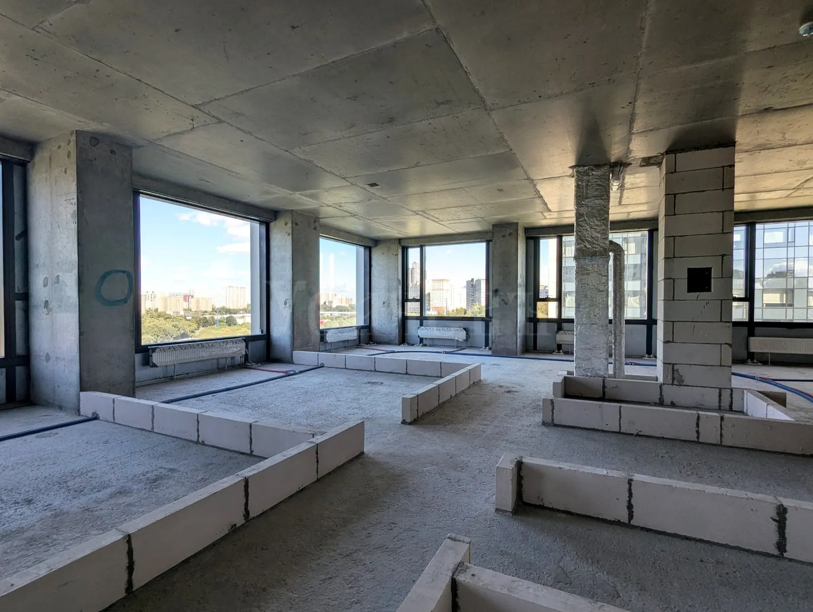 4-комнатная квартира 134,9 м² в ЖК «Небо — Небоскребы на Мичуринском, 56»