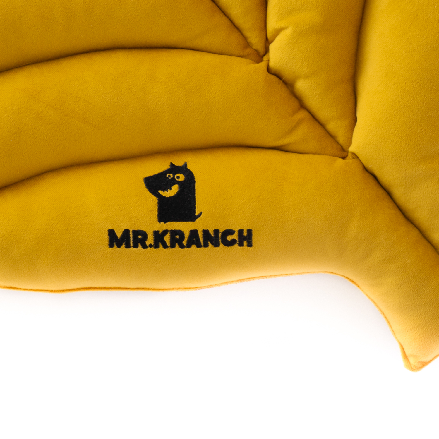 Лежанка Mr.Kranch для собак Листочек средняя, размер 90х65х5см, охра