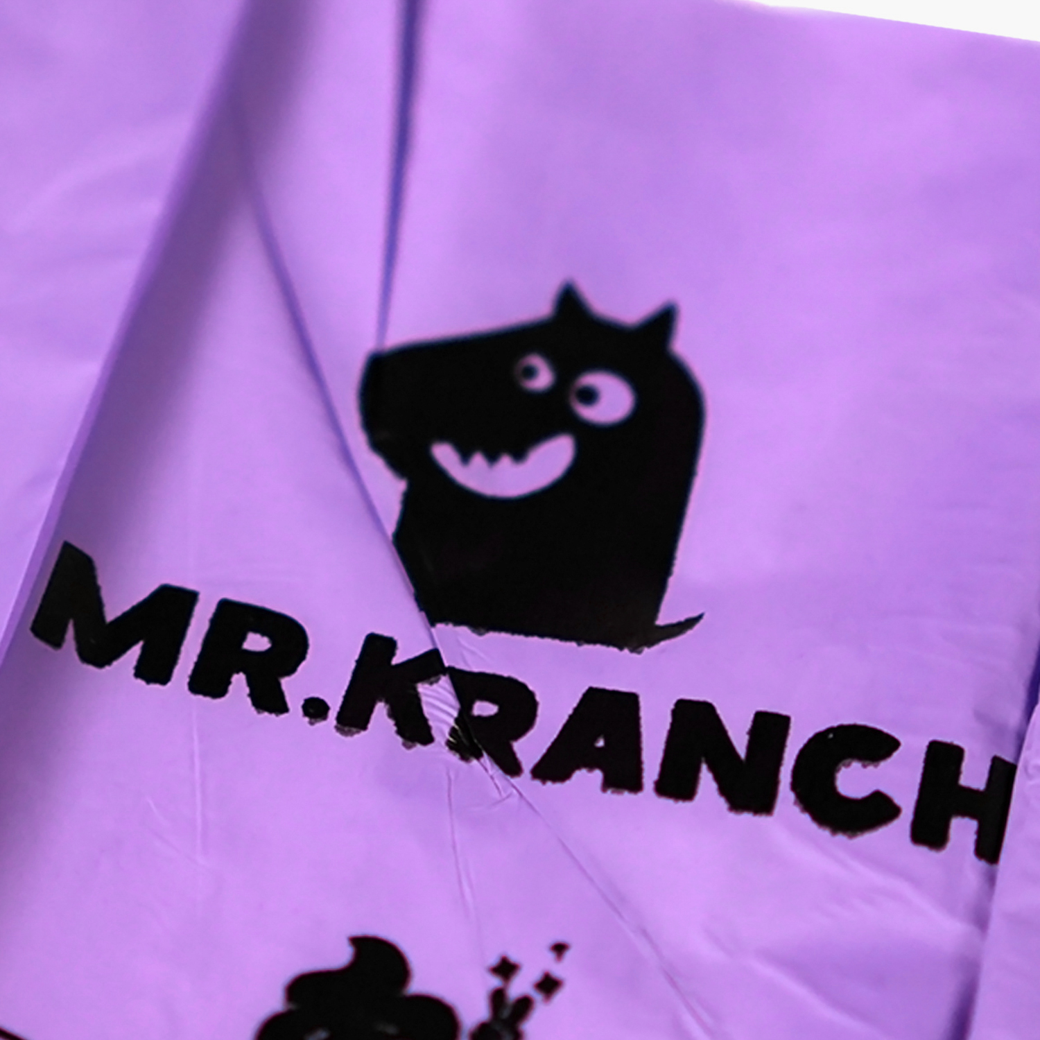 Компостные пакеты Mr.Kranch для выгула собак 4 рулона по 15 пакетов (22x33 см), фиолетовые