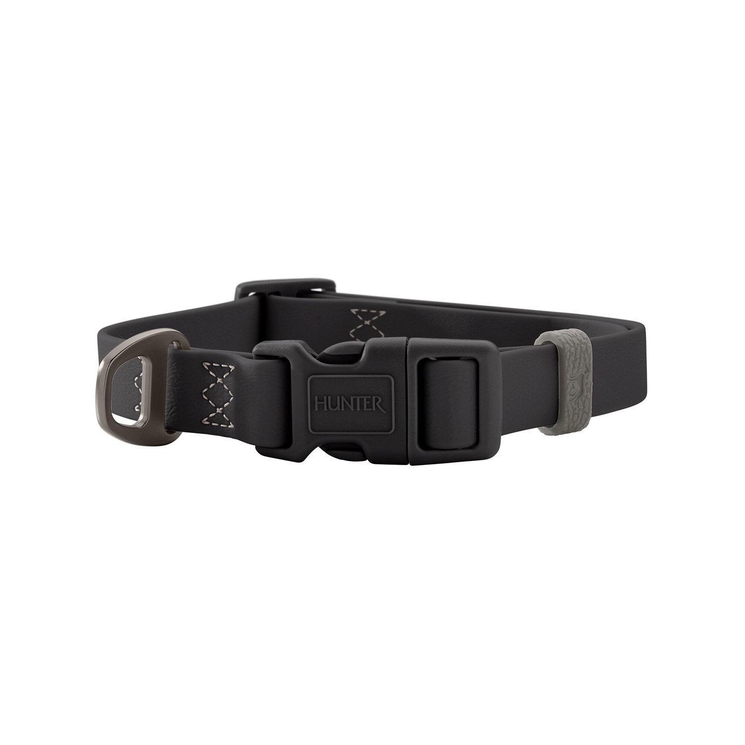 Hunter ошейник для собак Havanna M (30-45 см), биотановый, черный Hunter ошейник для собак Havanna M (30-45 см), биотановый, черный