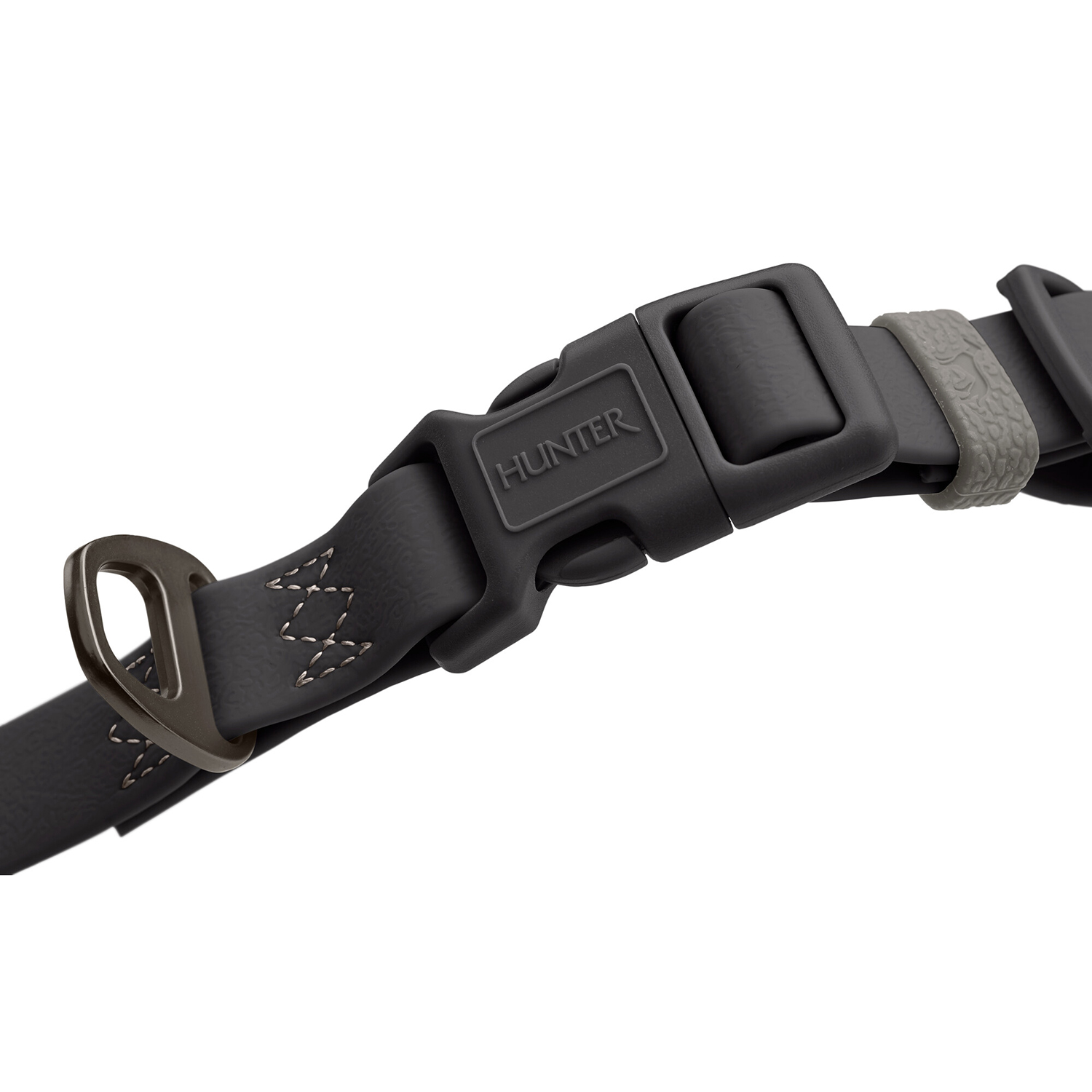 Hunter ошейник для собак Havanna M (30-45 см), биотановый, черный