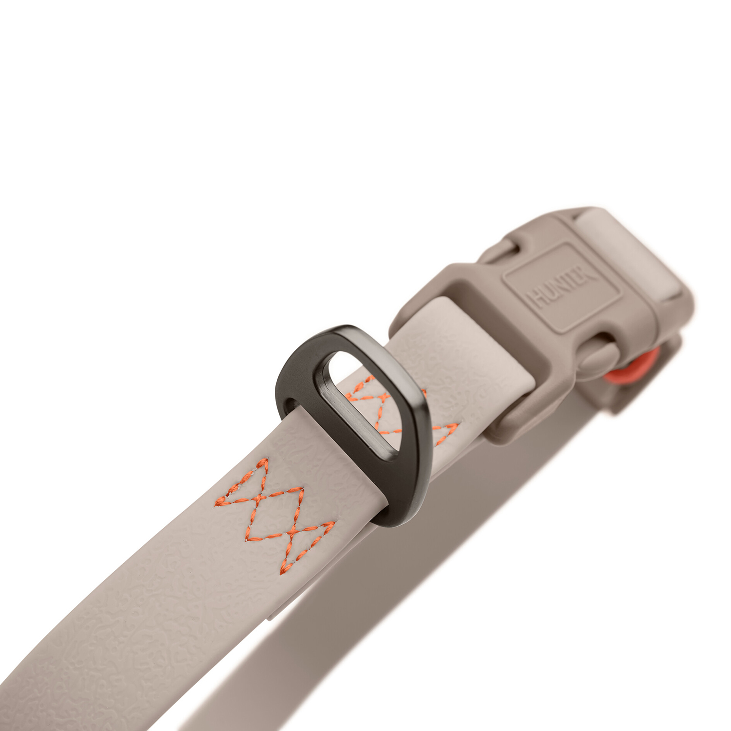 Hunter ошейник для собак Havanna M (30-45 см), биотановый, бежевый