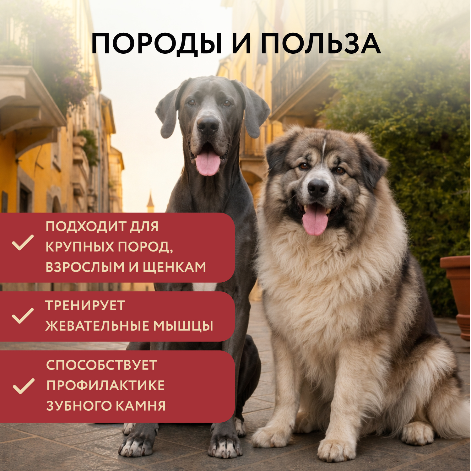 Лакомство Мнямс Деликатес Пармская косточка для собак размер XXL 120 г