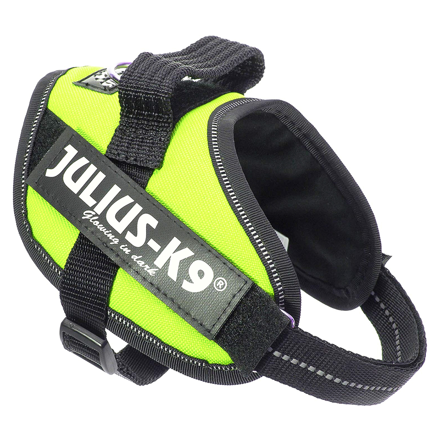 JULIUS-K9 шлейка для собак IDC®-Powerharness Mini-Mini (40-53см/ 4-7кг), зеленый неон JULIUS-K9 шлейка для собак IDC®-Powerharness Mini-Mini (40-53см/ 4-7кг), зеленый неон