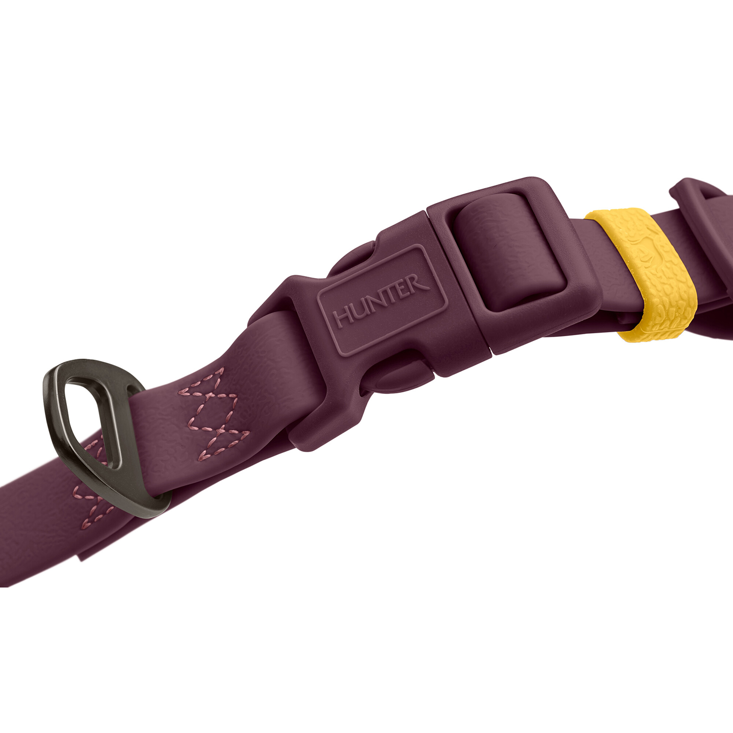 Hunter ошейник для собак Havanna XL (45-65 см), биотановый, бордовый