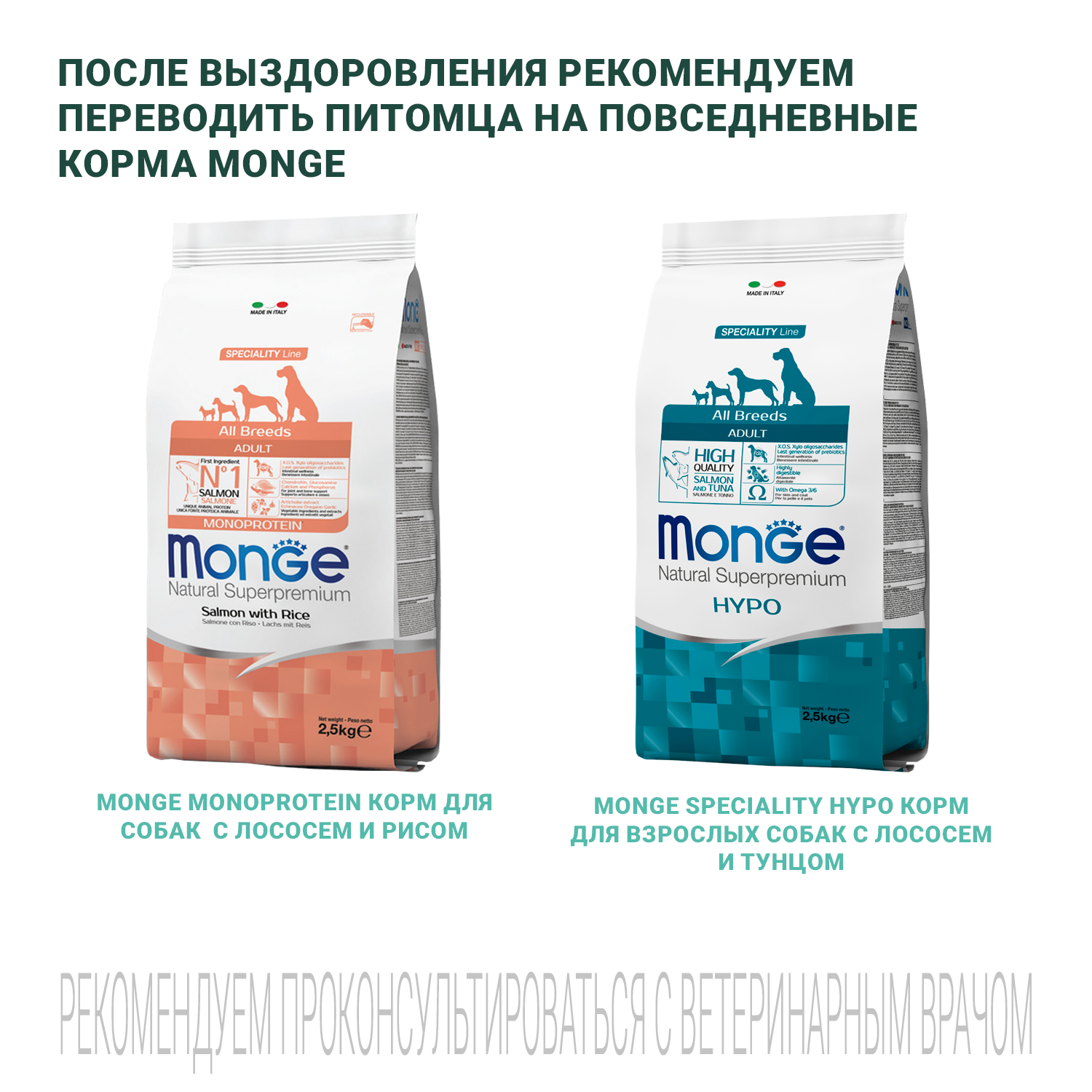 Ветеринарная диета Monge VetSolution Dog Diabetic Диабетик для собак при сахарном диабете 2 кг