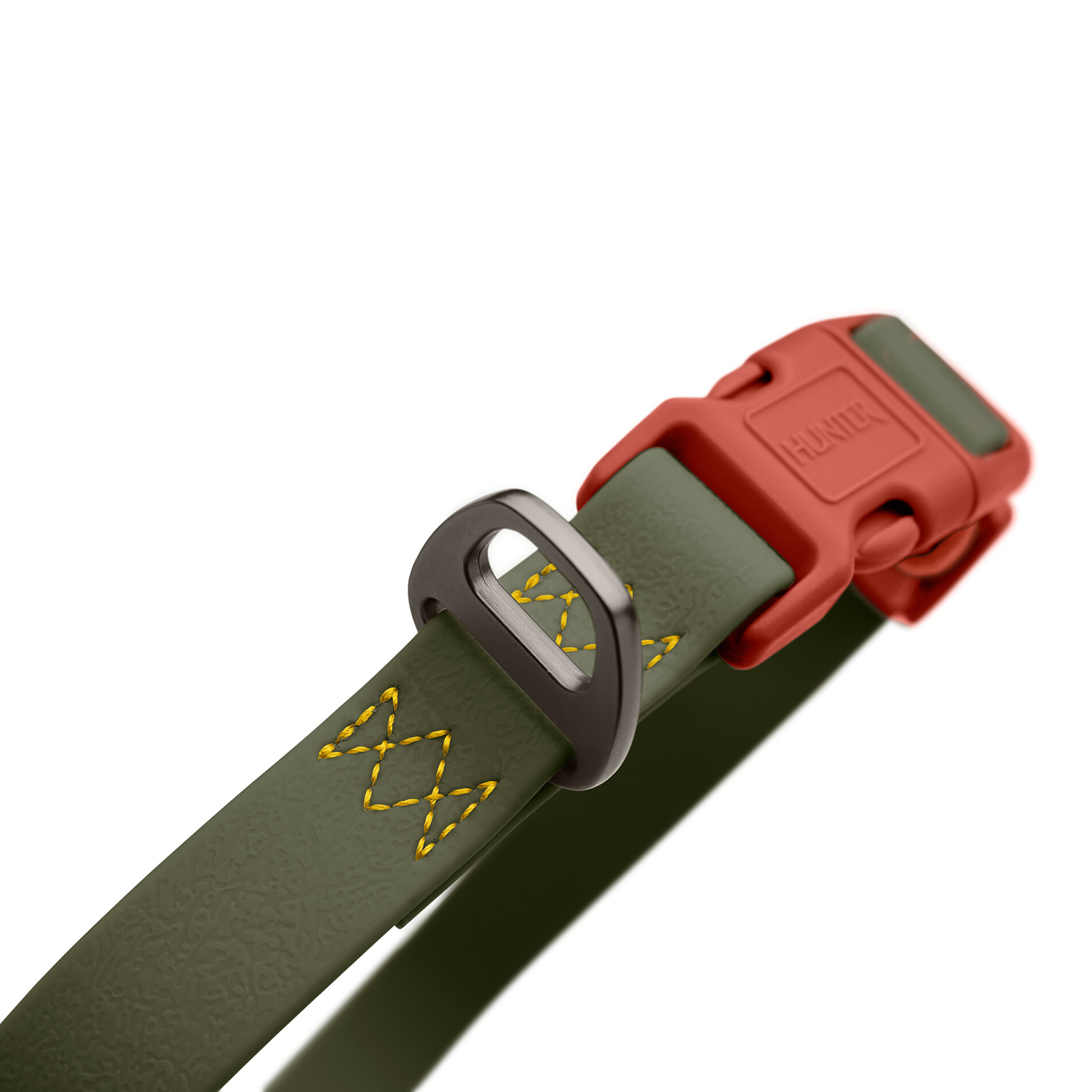 Hunter ошейник для собак Havanna XL (45-65 см), биотановый, хаки