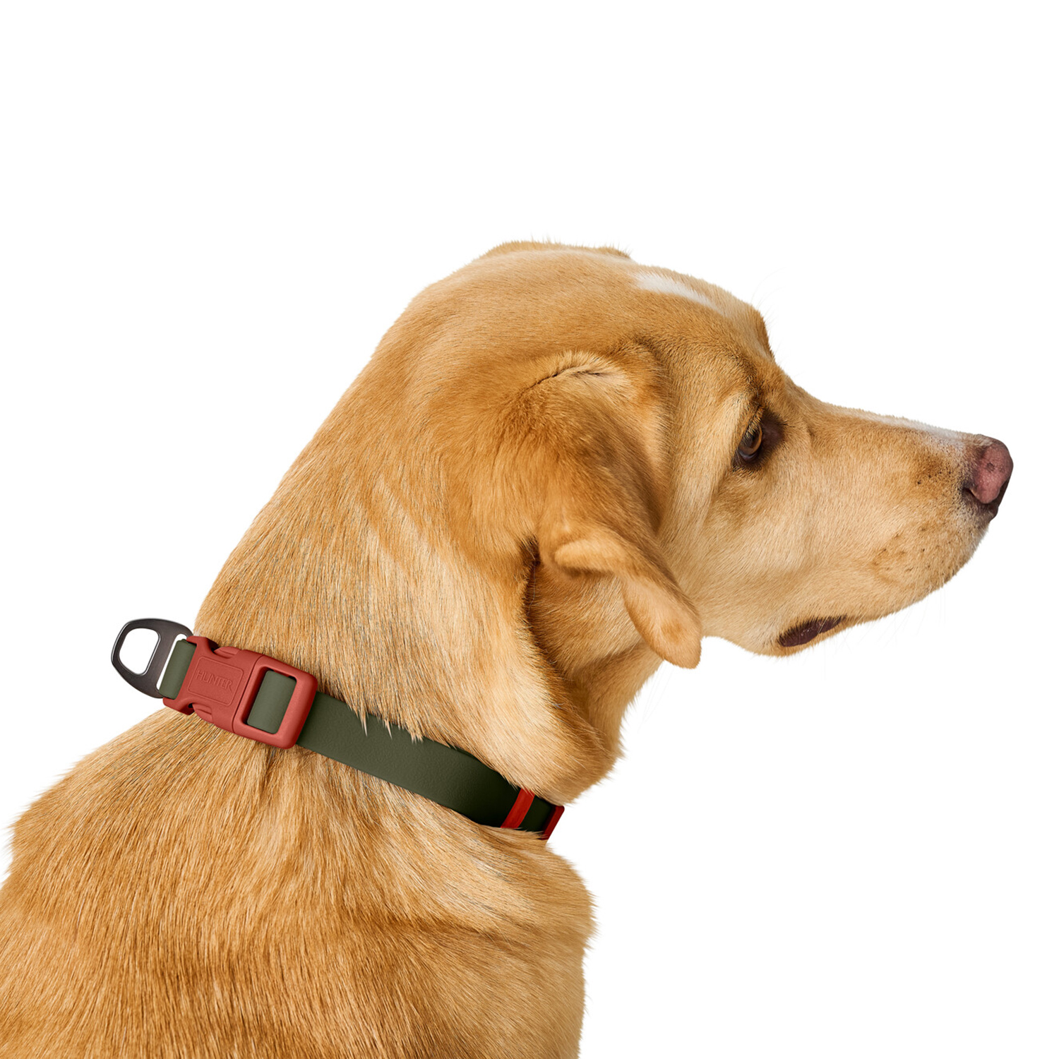 Hunter ошейник для собак Havanna XL (45-65 см), биотановый, хаки