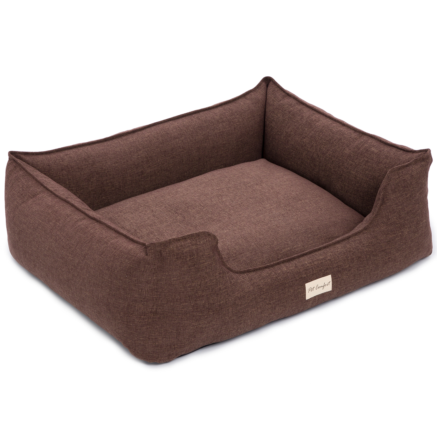 Лежанка Pet Comfort для собак крупных пород, Alpha Mirandus 19, размер L 85х105 см, коричневый СКИДКА 40%