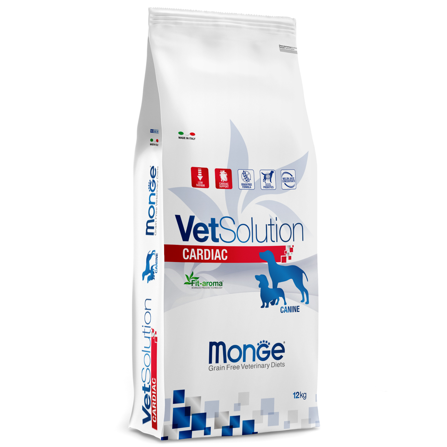 Ветеринарная диета Monge VetSolution Dog Cardiac Кардиак для собак при заболеваниях сердца 12 кг