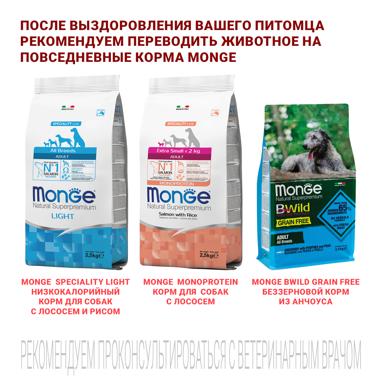 Ветеринарная диета Monge VetSolution Dog Cardiac Кардиак для собак при заболеваниях сердца 12 кг