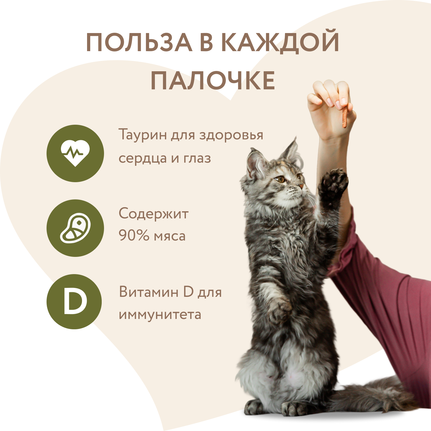 Лакомство Мнямс лакомые палочки для кошек из цыпленка и утки 3х5 г